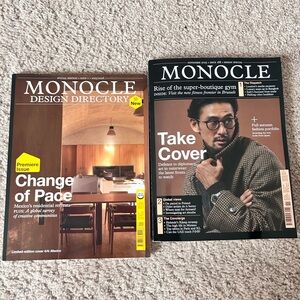 Monocle magazines. 2pc